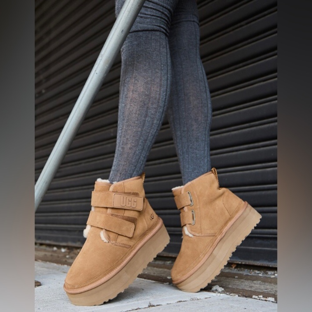 UGG Neumel Strap Platform Boot NWOT